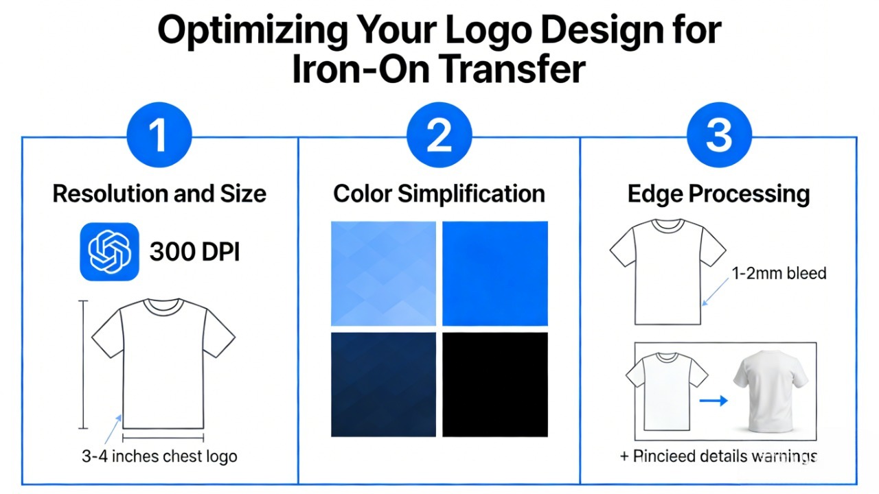 Optimizing Your Logo Design for Iron-On Transfer